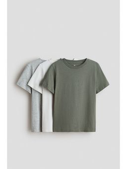 H&M - Boys White 3-Pack T-Shirts
