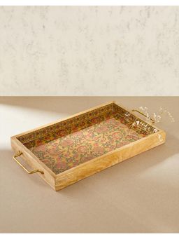 Fabindia - Varda Wood Enamelled Tray