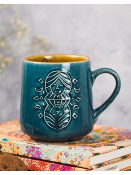 Fabindia - Rashi Light Blue Ceramic Mug - Gemini