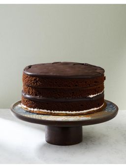 Fabindia - Multi Earth Files Wood Enamelled Cake Stand