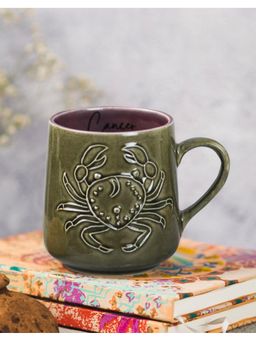 Fabindia - Rashi Olive Ceramic Mug - Cancer