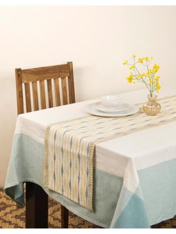 Fabindia - Yellow Cotton Printed Kusum Runner (Small)