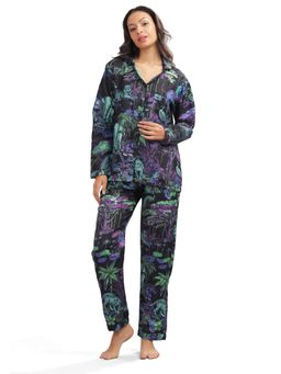 Pyjama Party - Jadore Neon Button Down Shirt with Pyjama