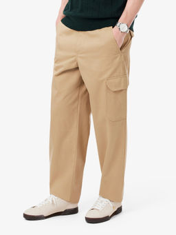 Lacoste - Men Beige Straight Fit Cargo