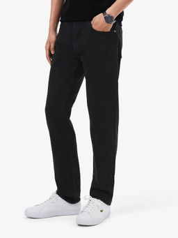 Lacoste - Men Black 5 Pocket Straight Fit Jeans