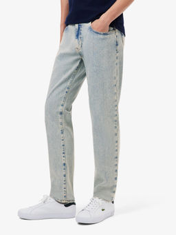 Lacoste - Men Blue 5 Pocket Straight Fit Jeans