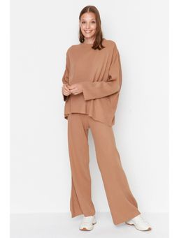 Trendyol - Womens Camel Brown Textured (Set of 2)