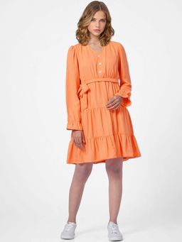 ONLY - Women Solid Orange (Set of 2)