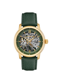 Earnshaw - Cornwall Skeleton Automatic Green Round Dial Men's Watch - Es-8290-03