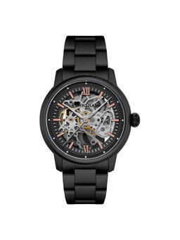 Earnshaw - Cornwall Skeleton Automatic Black Round Dial Men's Watch - Es-8290-77