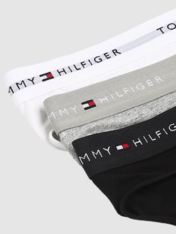 Tommy Hilfiger - Multi-Color Solid Low Rise Briefs (Pack of 3)