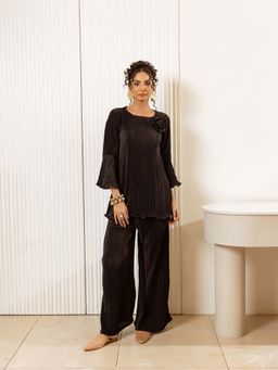 UNIMODA - Black Silk Symphony Co-Ord Set