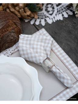 The Living Edit - White Cottage Cream Napkin
