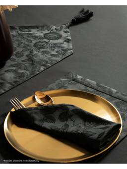 The Living Edit - Black Nocturne Fleur Runner