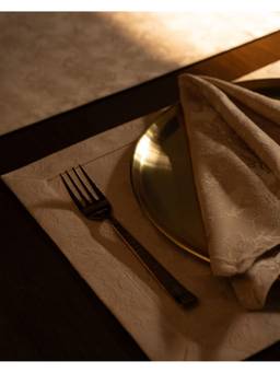 The Living Edit - Pink Almond Elegance Placemat (Pack of 4)