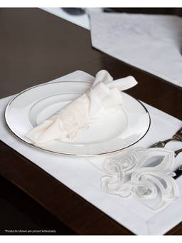 The Living Edit - White Veil Napkin