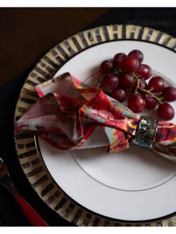 The Living Edit - Multi-Color Meadow Blossom Napkin