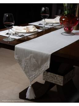 The Living Edit - Ivory Vienna Lace Runner