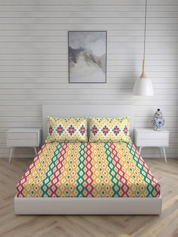 Layers - Pavia 104 TC Double Bedsheet -Maroon