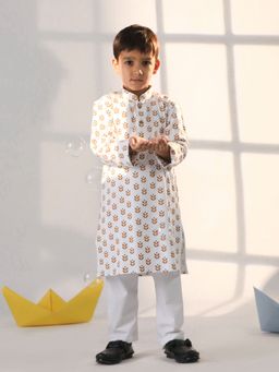 Vastramay - Boys White Kurta