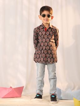Vastramay - Boys Coffee Shirt