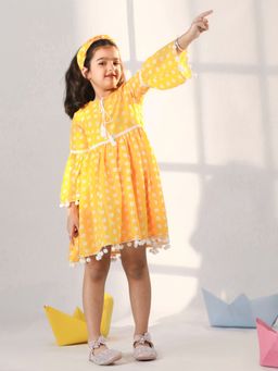 Vastramay - Girls Yellow Dress