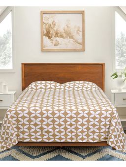 Saral Home - Dhadki 2 Layer Fabric King Cotton Bedsheet For All Seasons