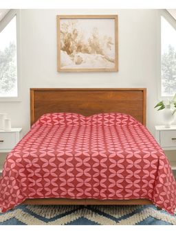 Saral Home - Dhadki 2 Layer Fabric King Cotton Bedsheet For All Seasons