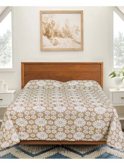 Saral Home - Chitki 2 Layer Fabric King Cotton Bedsheet For All Seasons