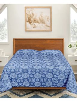 Saral Home - Chitki 2 Layer Fabric King Cotton Bedsheet For All Seasons