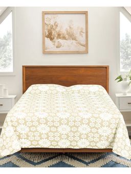 Saral Home - Chitki 2 Layer Fabric King Cotton Bedsheet For All Seasons