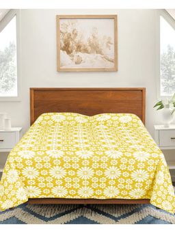 Saral Home - Chitki 2 Layer Fabric King Cotton Bedsheet For All Seasons