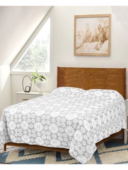 Saral Home - Chitki 2 Layer Fabric Queen Cotton Bedsheet For All Seasons