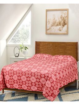 Saral Home - Chitki 2 Layer Fabric Queen Cotton Bedsheet For All Seasons