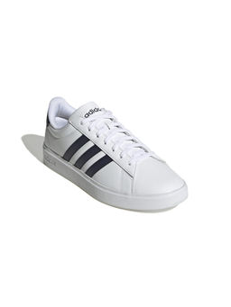 adidas - Men Grand Court 2.0 White & Navy Blue Training Shoes