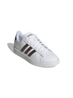 adidas - Women Grand Court 2.0 White & Brown Training Shoes