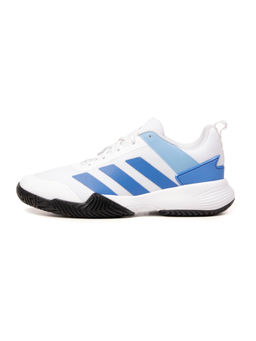 adidas - Unisex Tennis Top White & Blue Tennis Shoes