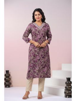Autumnlane - Varisha Purple Printed Kurta