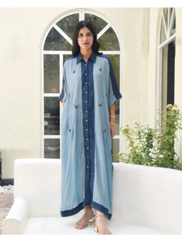 Taro India - Slate And Stone Kaftan Shirt Dress