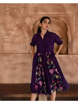 Taro India - Mulberry Dress With Slip