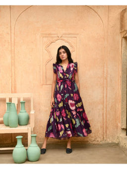 Taro India - French Purple Maxi Dress