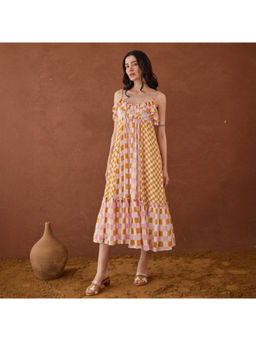 Taro India - Summer Strokes Midi Dress