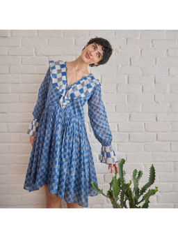 Taro India - Azure Tides Mini Dress