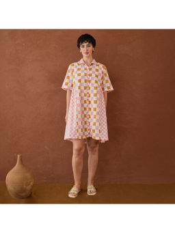Taro India - Bubble-gum Mini Dress