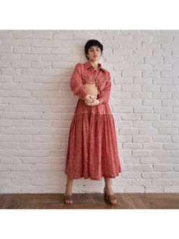 Taro India - Rose Whisper Midi Dress