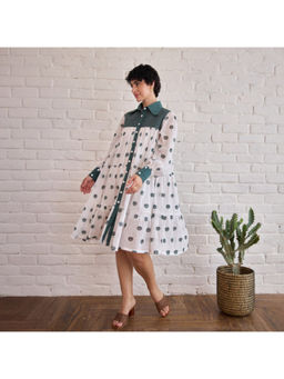 Taro India - Forest Meadow Knee Length Dress