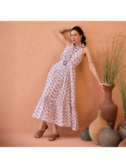 Taro India - Lavender Fern Maxi Dress