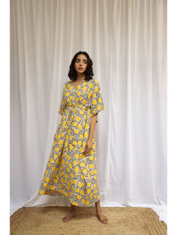 Fancy Pastels - Nimbu Paani Kaftan Dress