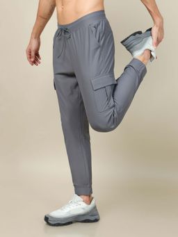 Technosport - Men Solid Slim Fit Sports Cargo Jogger