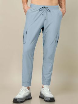 Technosport - Men Solid Slim Fit Sports Cargo Jogger